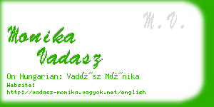 monika vadasz business card